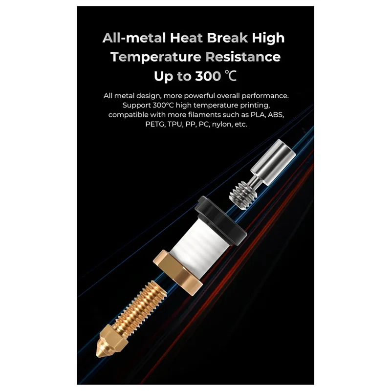 K1 Heating Block Kit Premium Material 300°C High Temp/Flow Printing Uniform Feeding For K1/K1MAX 3D Printer Parts
K1 Heating Block Kit Premium Material 300°C High Temp/Flow Printing Uniform Feeding For K1/K1MAX 3D Printer Parts