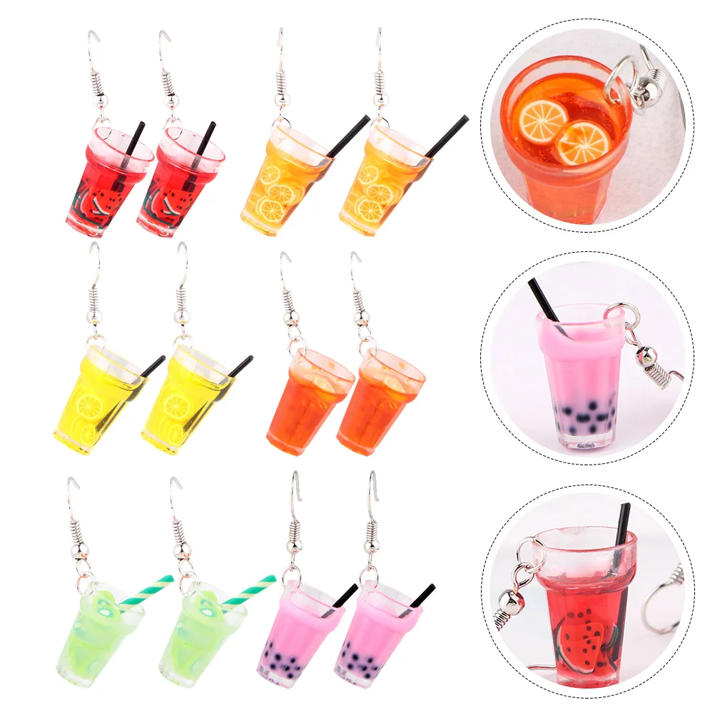 Drink Earrings Cute Fruit Drop Women Japanese Korean Plastic Transparent Cup Adorable Ear Jewelry Mini Glass Safe Durable
Drink Earrings Cute Fruit Drop Women Japanese Korean Plastic Transparent Cup Adorable Ear Jewelry Mini Glass Safe Durable