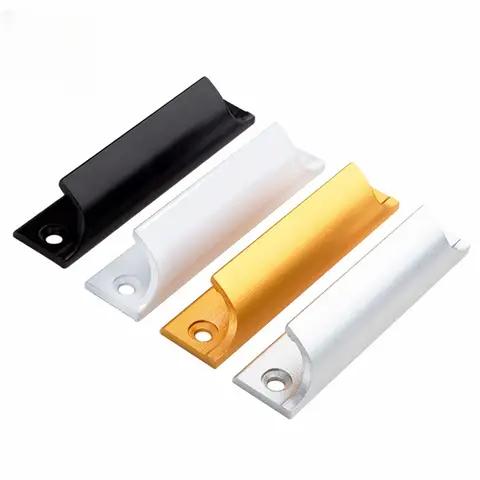 1/4/8/12/20pcs New Aluminum Alloy Door Handle Push-pull Balcony Gate Window Pulls Knob Furniture HIgh Quality