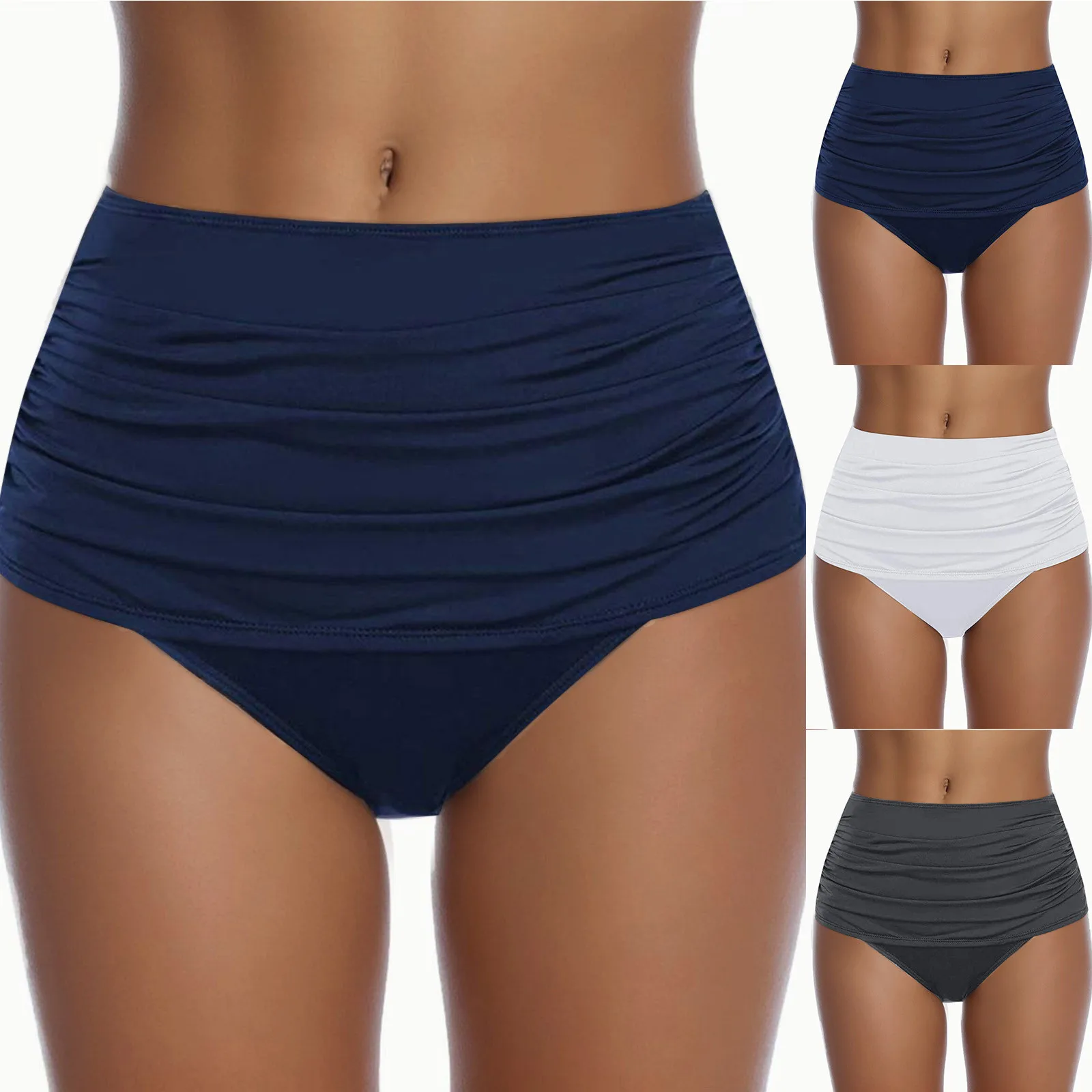 Women Swim Trunks Shorts Slim Mid Waist Plated Bikini Briefs Summer Solid Swimwears Bottoms For Women Trajes De BañO Mujer
Women Swim Trunks Shorts Slim Mid Waist Plated Bikini Briefs Summer Solid Swimwears Bottoms For Women Trajes De BañO Mujer