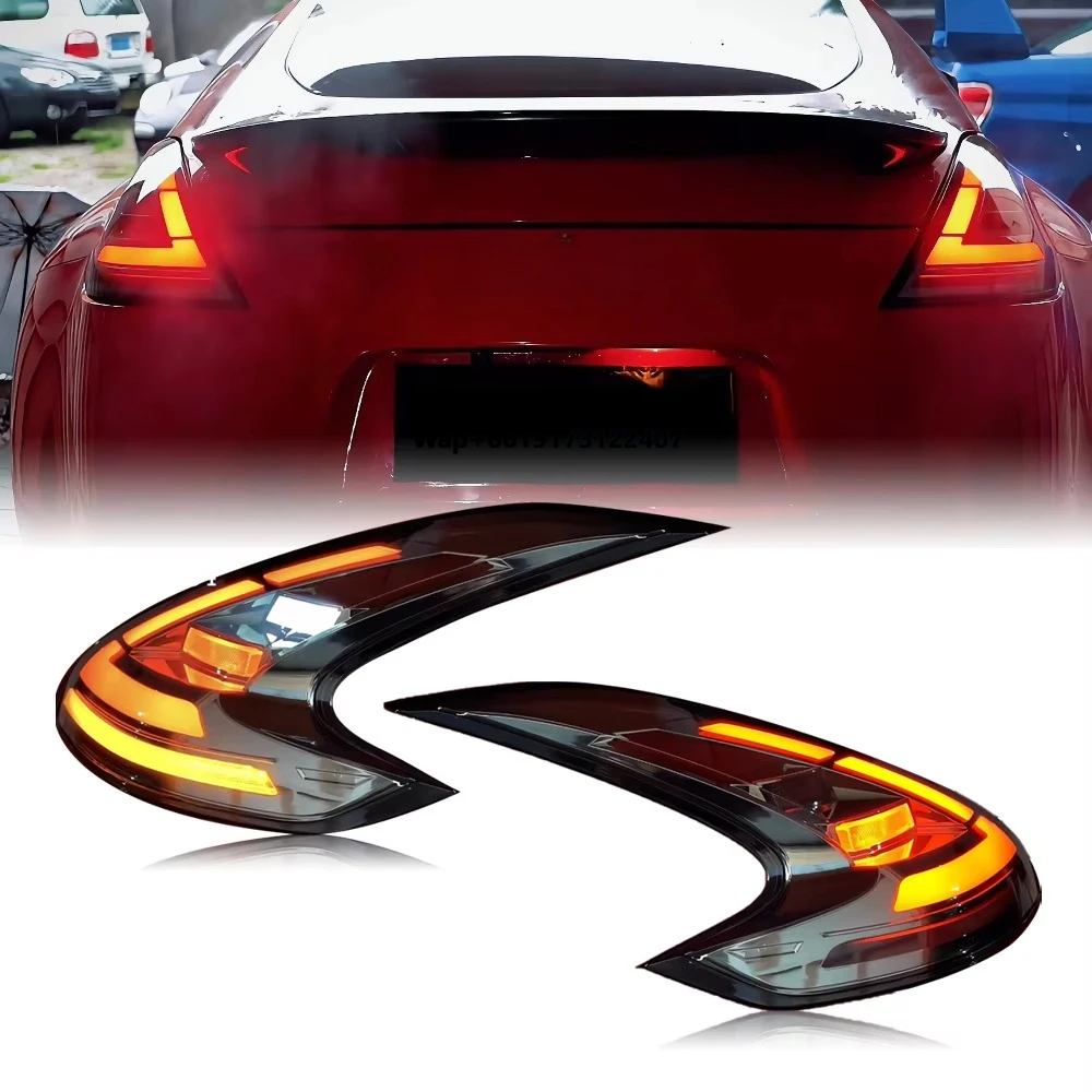 Задний фонарь для динамических светодиодных задних фонарей 370Z с красными, желтыми линзами, материал ABS, указатель поворота, противотуманные фары
Задний фонарь для динамических светодиодных задних фонарей 370Z с красными, желтыми линзами, материал ABS, указатель поворота, противотуманные фары