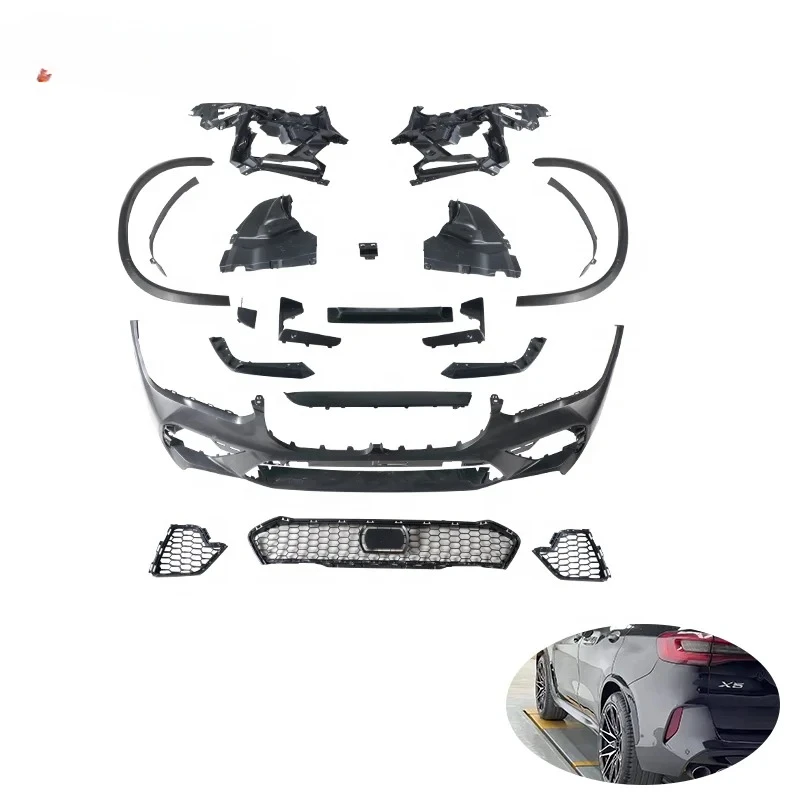 Hot Selling OEM Auto Accessories Body Parts Car Grille Wheel Arch for BMW X5 Series G05 2018+ Upgrade X5M Front Rear Bumper
Hot Selling OEM Auto Accessories Body Parts Car Grille Wheel Arch for BMW X5 Series G05 2018+ Upgrade X5M Front Rear Bumper