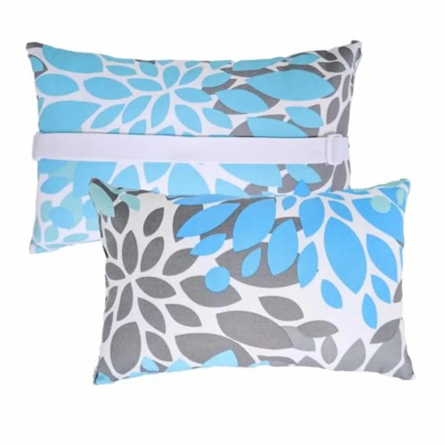 Waterpro Chaise Lounge Pillows -10x16 Inch Outdoor Headrest Cushions with Adjustable Straps for Pool Patio Beach Chair
Waterpro Chaise Lounge Pillows -10x16 Inch Outdoor Headrest Cushions with Adjustable Straps for Pool Patio Beach Chair