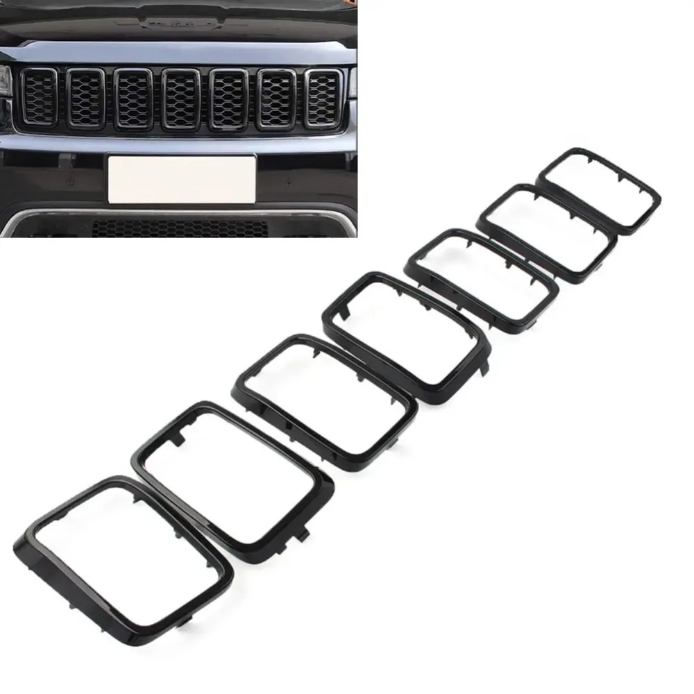 7Pcs/Set Car Front Bumper Grille Grill Insert Ring Cover Trim ABS For Jeep Grand Cherokee 2017 2018 2019 2020 2021
7Pcs/Set Car Front Bumper Grille Grill Insert Ring Cover Trim ABS For Jeep Grand Cherokee 2017 2018 2019 2020 2021