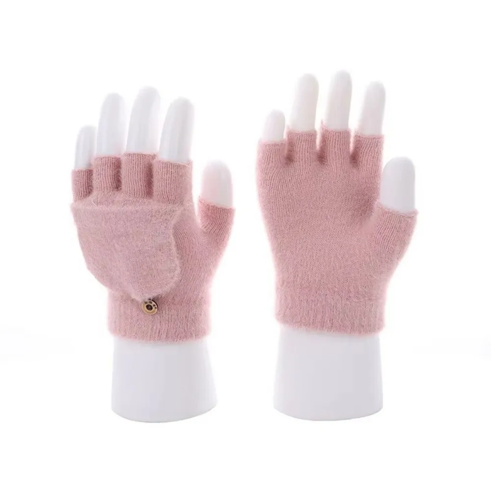 Outdoor Winter Half Finger Gloves Thickened Touchscreen Gloves Imitation Cashmere Warm Flip Cover Gloves For Women Men
Outdoor Winter Half Finger Gloves Thickened Touchscreen Gloves Imitation Cashmere Warm Flip Cover Gloves For Women Men