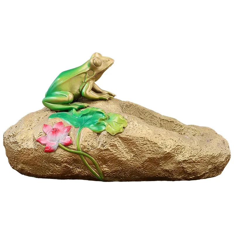 Brass frog incense plug, lotus leaf frog burner ornament, plate line tower, home office tea room incense
Brass frog incense plug, lotus leaf frog burner ornament, plate line tower, home office tea room incense