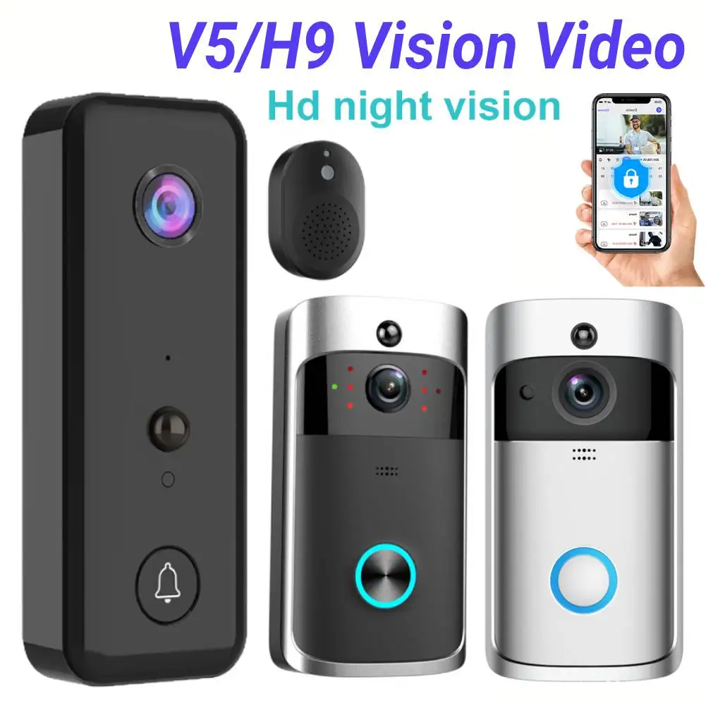 Wireless Video Doorbell Camera WiFi Smart Door Bell Tuya Smart Home Security Motion Detect Night Vision Intercom Doorbell 
Wireless Video Doorbell Camera WiFi Smart Door Bell Tuya Smart Home Security Motion Detect Night Vision Intercom Doorbell