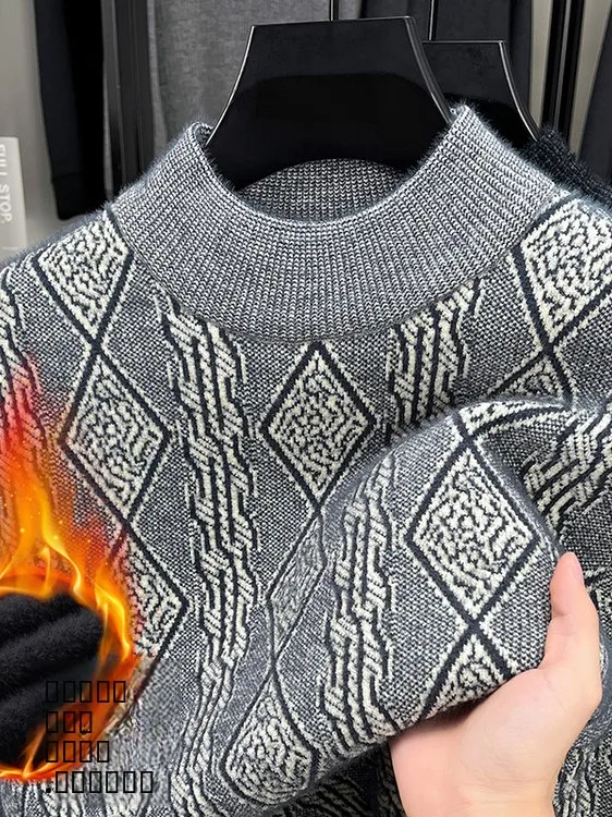 Thiened Fce Warm Knitted Top f High Collar Underwear Base Layer Sweater for Men Busin Sle Autumn Winter New Arrival
Thiened Fce Warm Knitted Top f High Collar Underwear Base Layer Sweater for Men Busin Sle Autumn Winter New Arrival