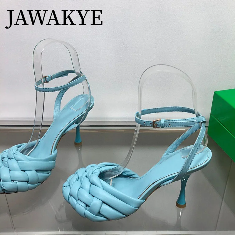 Luxury Brand Weaving Leather Surface Sandals High Heel Runway Banquet Shoes Elegant Ladies Pumps Dress Shoes for Women mujer
Luxury Brand Weaving Leather Surface Sandals High Heel Runway Banquet Shoes Elegant Ladies Pumps Dress Shoes for Women mujer