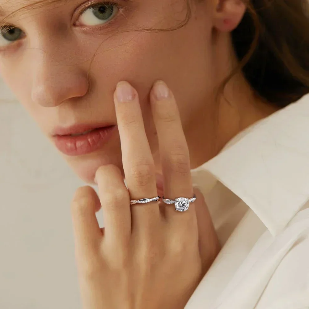 LinkerLove Infinity Moissanite Engagement Ring 2ct Round Diamond Ring for Women S925 Sterling Silver Gold Plated Fine Jewelry
LinkerLove Infinity Moissanite Engagement Ring 2ct Round Diamond Ring for Women S925 Sterling Silver Gold Plated Fine Jewelry