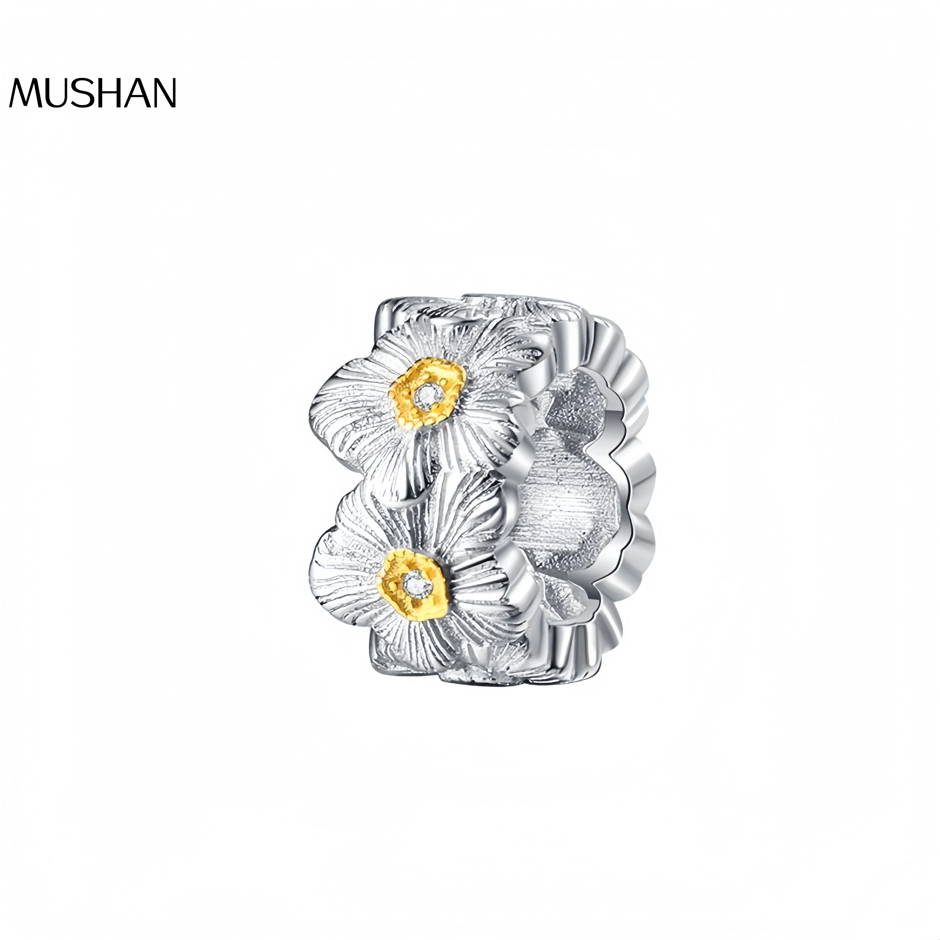 Mushan Luxury Brand S925 Silver Flower Cold Style Italian Brushed Small Daisy Pendant For Women 
Mushan Luxury Brand S925 Silver Flower Cold Style Italian Brushed Small Daisy Pendant For Women