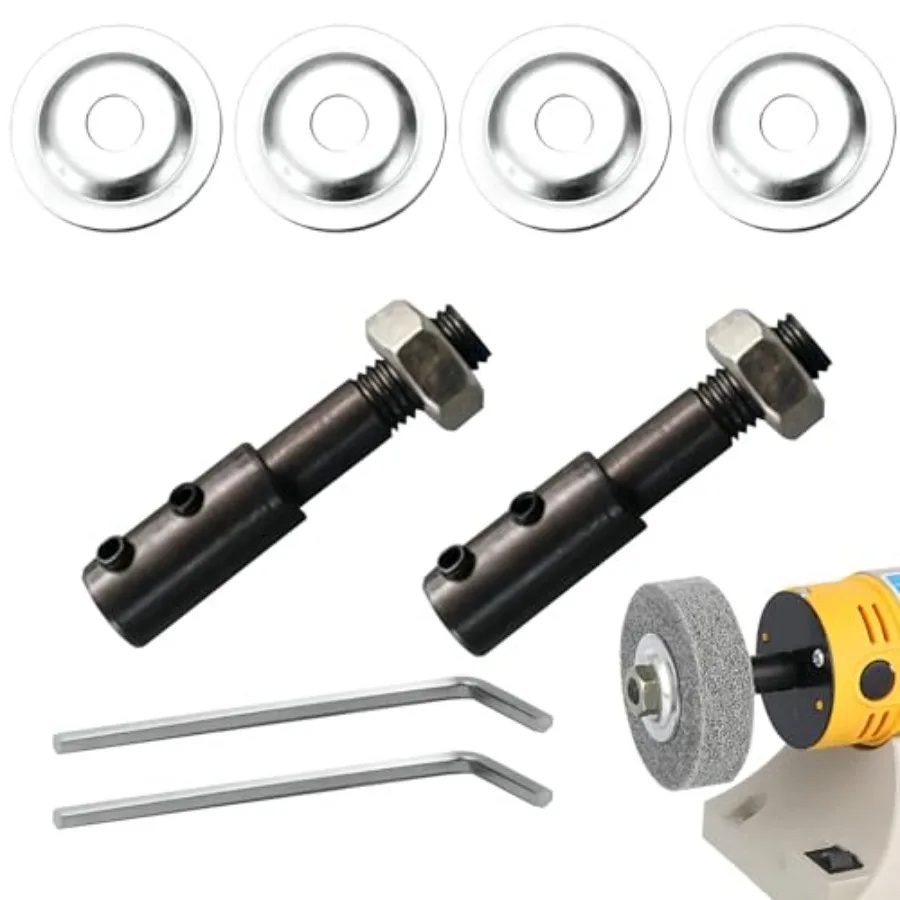 Shaft Arbor Extender 8mm to 10mm Motor Arbor Adapter Bench Grinder Extension Shaft Threaded Shaft Backing Kit for Polisher Sand
Shaft Arbor Extender 8mm to 10mm Motor Arbor Adapter Bench Grinder Extension Shaft Threaded Shaft Backing Kit for Polisher Sand