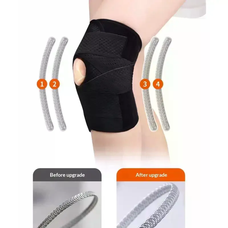 Knee Brace For Knee Pain Compression Support With Side Stabilizer Adjustable Wrap Open Patella Meniscus Protection
Knee Brace For Knee Pain Compression Support With Side Stabilizer Adjustable Wrap Open Patella Meniscus Protection
