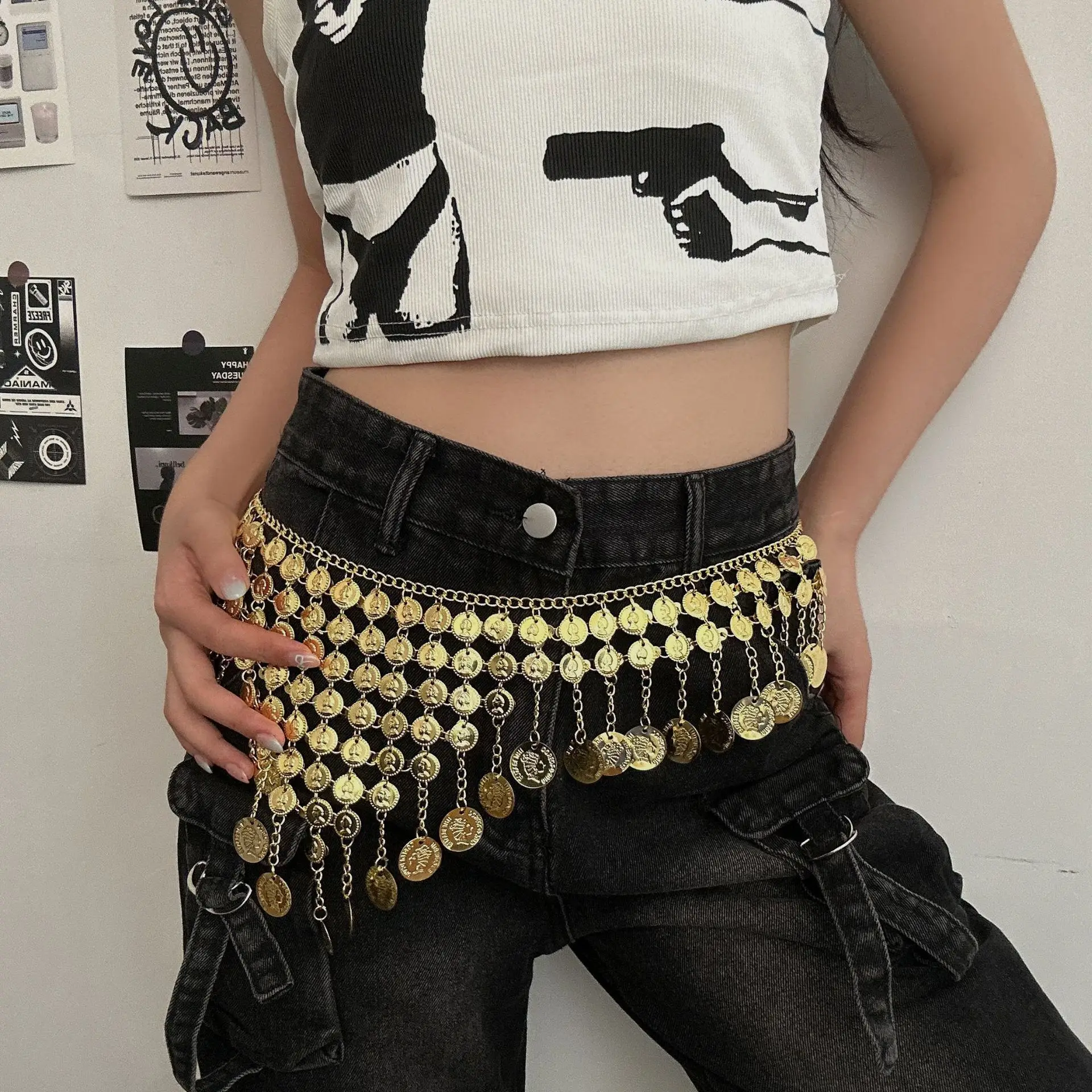  Этническая поясная цепочка — богемный металлический пояс, экзотические этнические украшения для женщин
Этническая поясная цепочка — богемный металлический пояс, экзотические этнические украшения для женщин