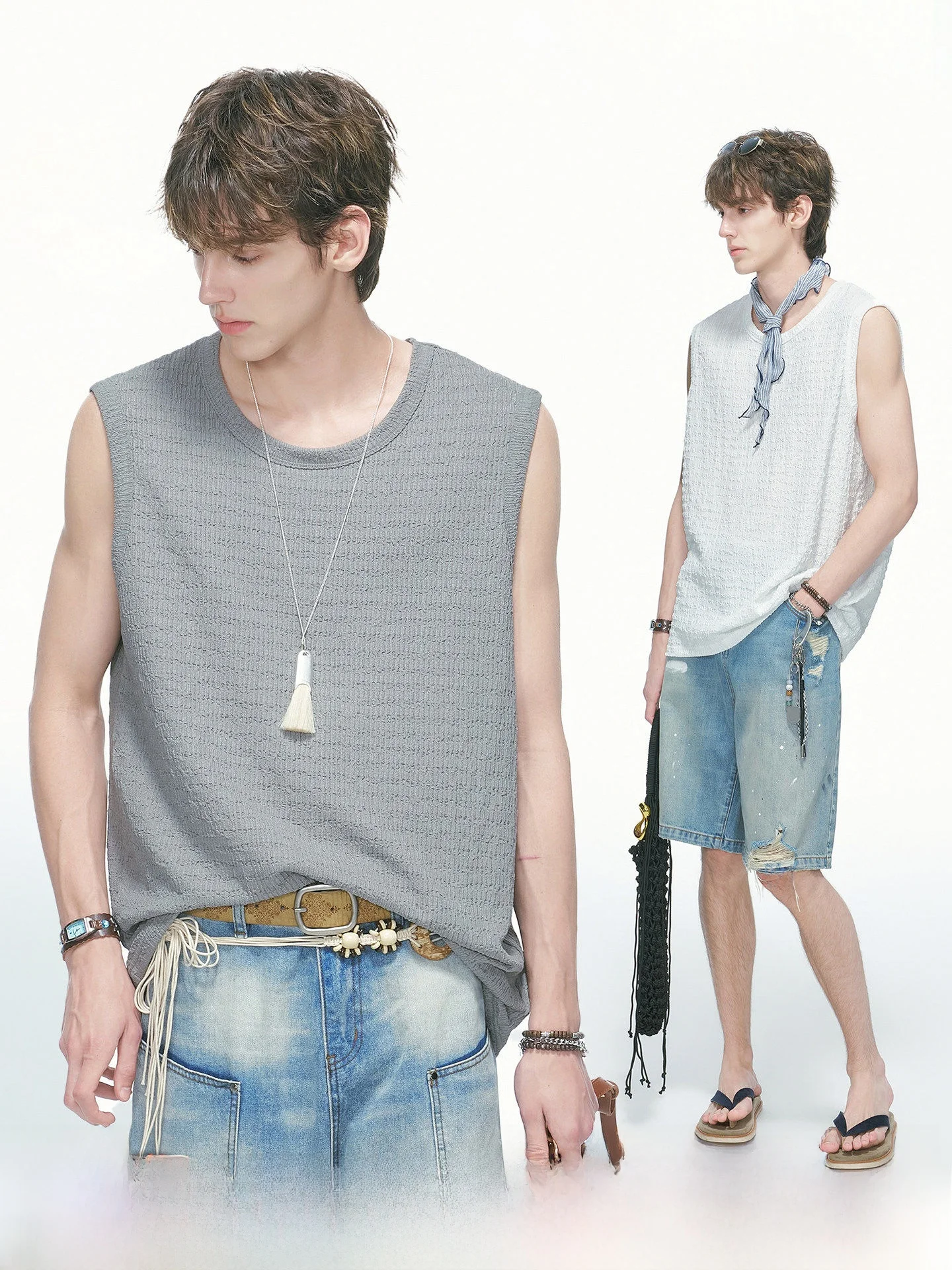 Dream Made American Style Sporty Sleeveless Vest Men's Summer Texture Trendy Fitness Shoulder T-Shirt Youth Casual Wear
Dream Made American Style Sporty Sleeveless Vest Men's Summer Texture Trendy Fitness Shoulder T-Shirt Youth Casual Wear