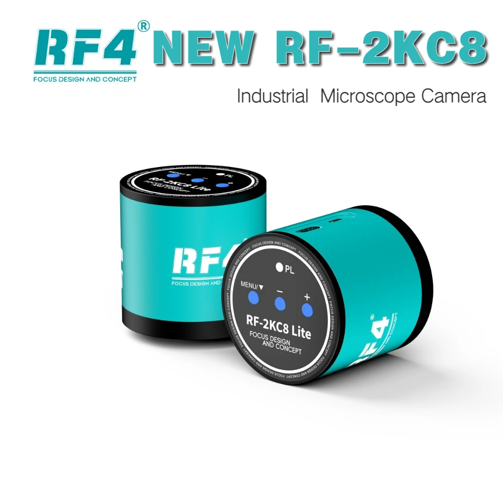 RF4 New RF-2KC8 HD Industrial Microscope Video Camera Support CS/C Lens Adapter HDMI USB Output for Phone PCB Soldering Repair
RF4 New RF-2KC8 HD Industrial Microscope Video Camera Support CS/C Lens Adapter HDMI USB Output for Phone PCB Soldering Repair