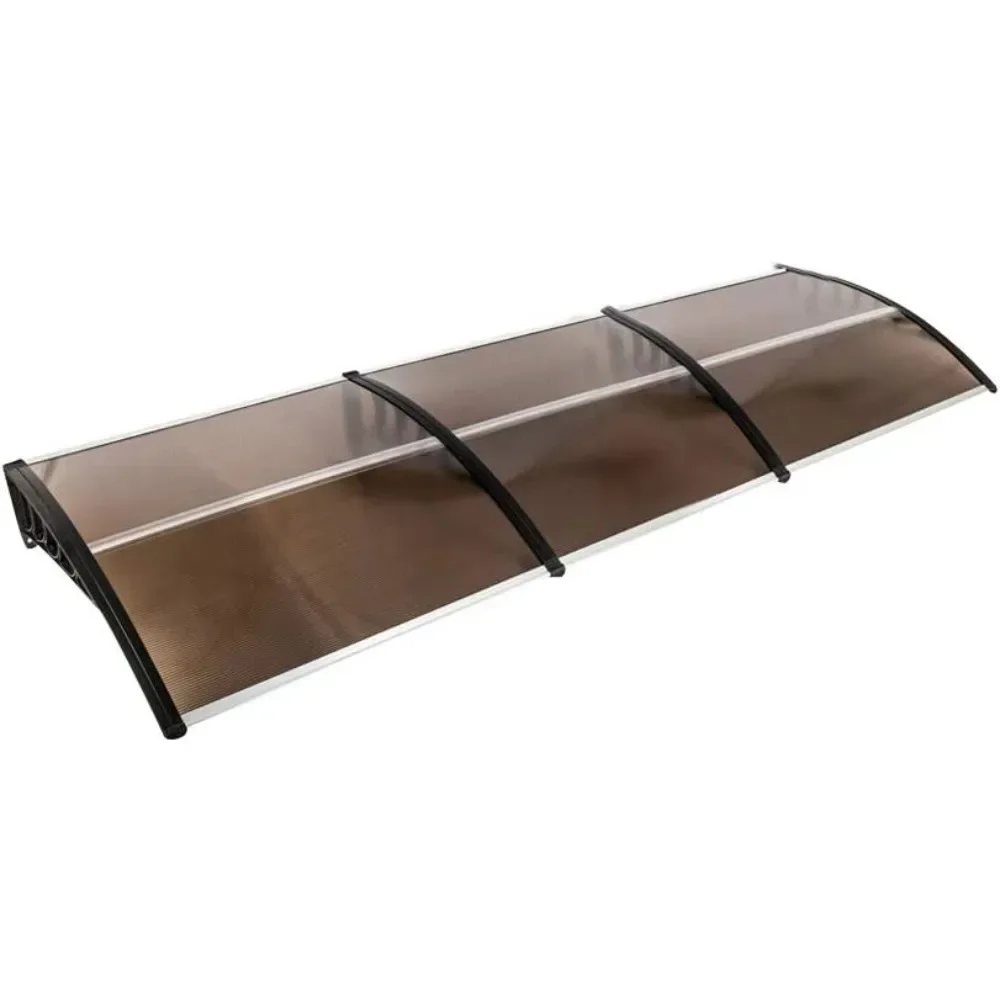 Window Awning 117"x35.4", Polycarbonate Cover Front Door Outdoor Patio Awning, UV Rain, Snow and Sun Protection Hollow Panel
Window Awning 117"x35.4", Polycarbonate Cover Front Door Outdoor Patio Awning, UV Rain, Snow and Sun Protection Hollow Panel