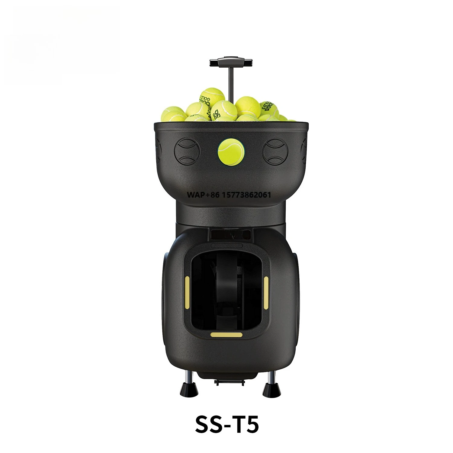 Smart Phone Control Tennis Feeder Tennis Launcher Machine Tennis Ball Shooter Machine T5
Smart Phone Control Tennis Feeder Tennis Launcher Machine Tennis Ball Shooter Machine T5