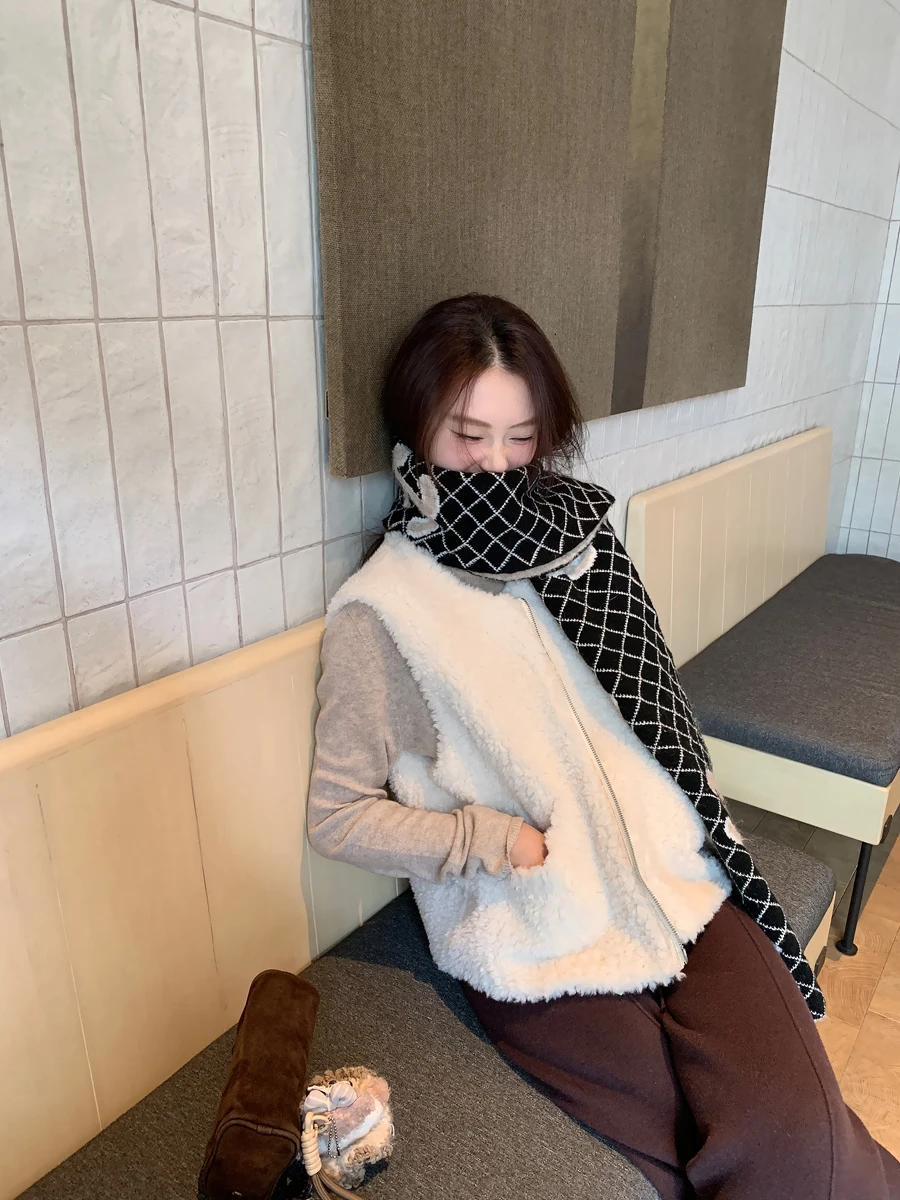 Женский жилет из овечьей шерсти с двойной молнией, мягкий, теплый, зимний, новый, однотонный, для повседневной носки, верхняя одежда
Женский жилет из овечьей шерсти с двойной молнией, мягкий, теплый, зимний, новый, однотонный, для повседневной носки, верхняя одежда