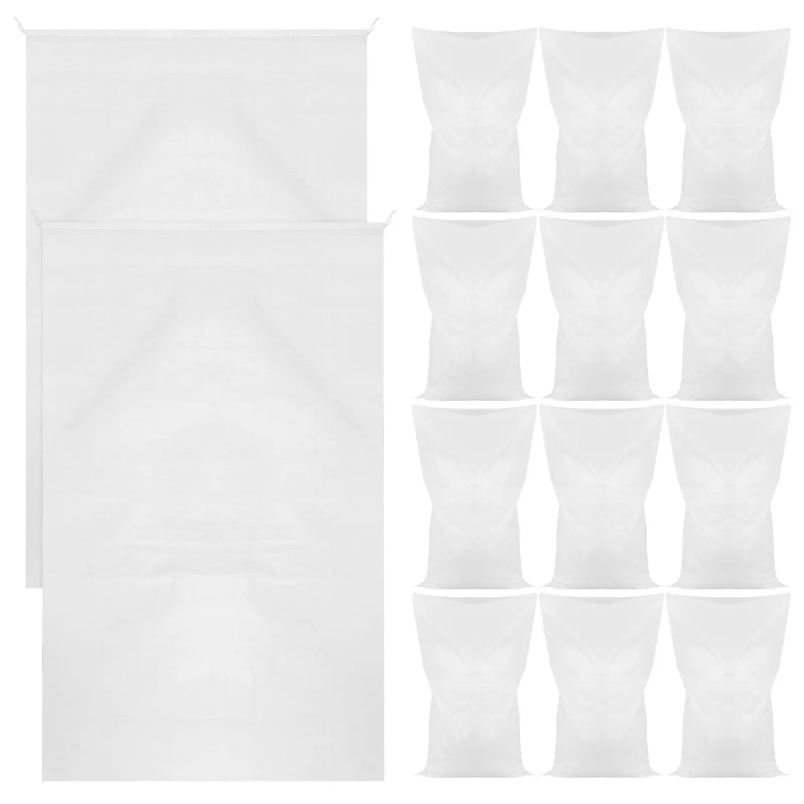 20Pcs Waterproof Heavy Duty Woven Sandbags Flood Protection Bags Reusable Fillable Sandbags for Emergency Flood Prevention
20Pcs Waterproof Heavy Duty Woven Sandbags Flood Protection Bags Reusable Fillable Sandbags for Emergency Flood Prevention