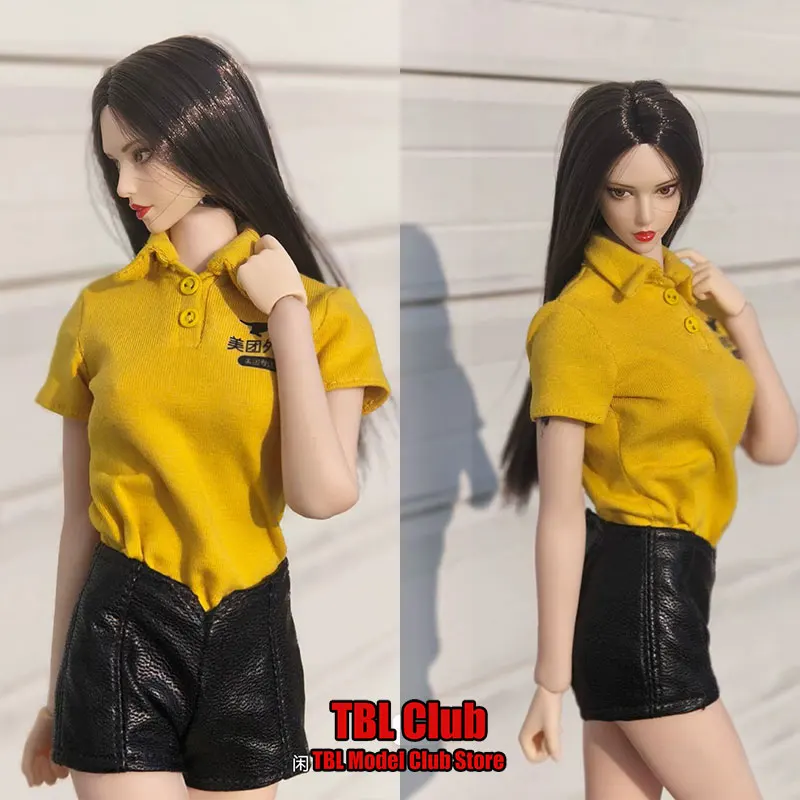 In Stock 1/6 Scale Female Soldier Yellow Lapel Collar Printed Short Sleeves Slim Leather Shorts Fit 12inch Action Figure Doll
In Stock 1/6 Scale Female Soldier Yellow Lapel Collar Printed Short Sleeves Slim Leather Shorts Fit 12inch Action Figure Doll