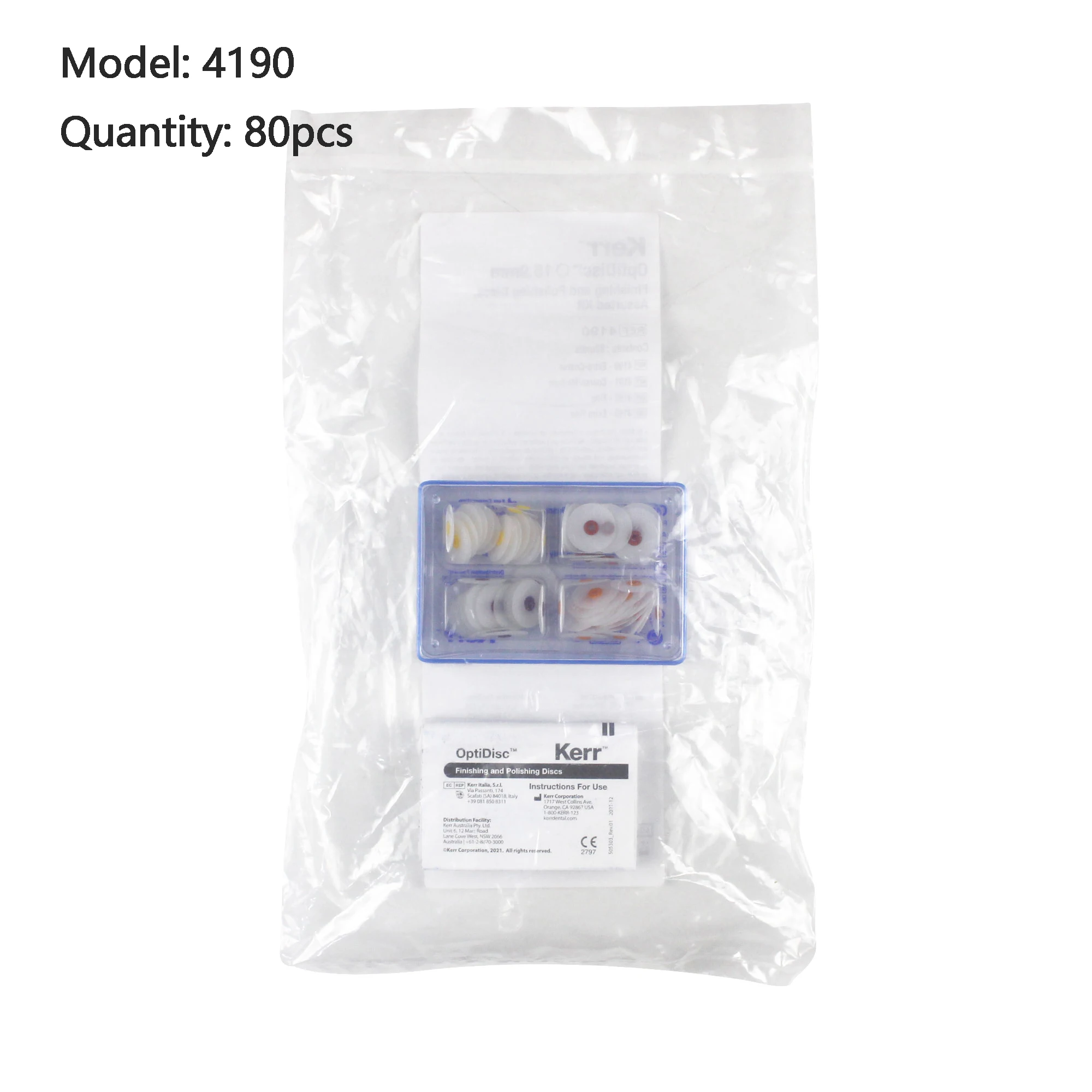 Oral Polishing Disc Kerr OptiDisc Set 15.9mm, 4190 Polishing Disc Fine Disc Coarse Polishing/Medium Polishing/Fine Polishing
Oral Polishing Disc Kerr OptiDisc Set 15.9mm, 4190 Polishing Disc Fine Disc Coarse Polishing/Medium Polishing/Fine Polishing