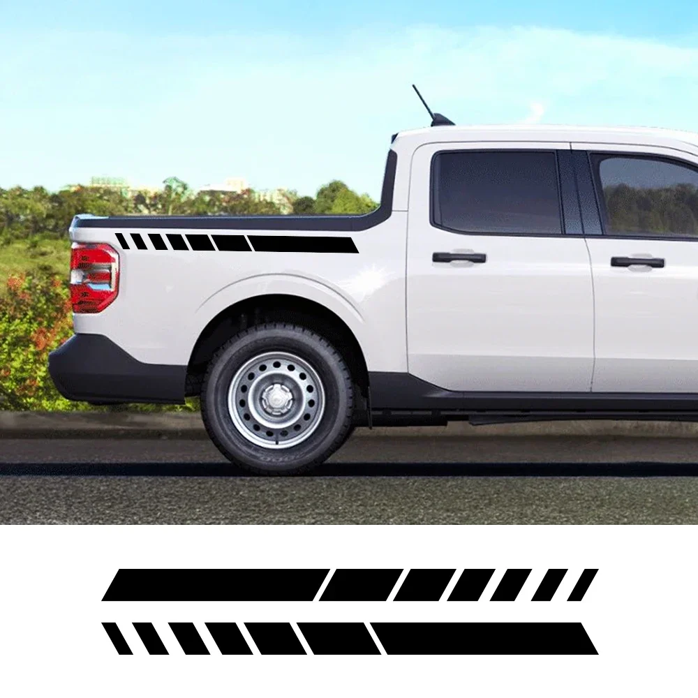 Новые наклейки на багажник с боковой стороны автомобиля для Ford Maverick XL XLT Lariat Truck, виниловый чехол в полоску, декоративная наклейка
Новые наклейки на багажник с боковой стороны автомобиля для Ford Maverick XL XLT Lariat Truck, виниловый чехол в полоску, декоративная наклейка