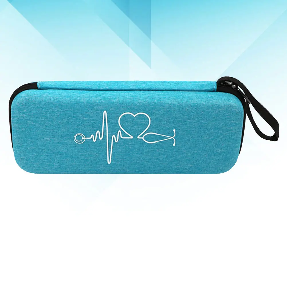 1Pcs Stethoscope Case Portable Eva Hard Shell Dustproof Storage Pouch Compact Zipper Opening Compatible for 3M Sky-Blue
1Pcs Stethoscope Case Portable Eva Hard Shell Dustproof Storage Pouch Compact Zipper Opening Compatible for 3M Sky-Blue
