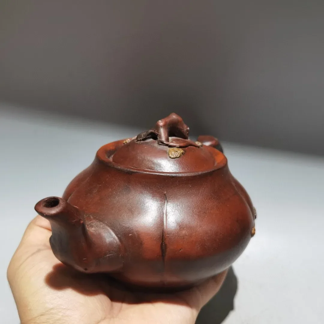 8"Chinese Yixing Purple Clay Teapot Plum blossom Tree Roots Pot Teapot Kettle Tea Ceremony Amass wealth Ornaments Town house
8"Chinese Yixing Purple Clay Teapot Plum blossom Tree Roots Pot Teapot Kettle Tea Ceremony Amass wealth Ornaments Town house