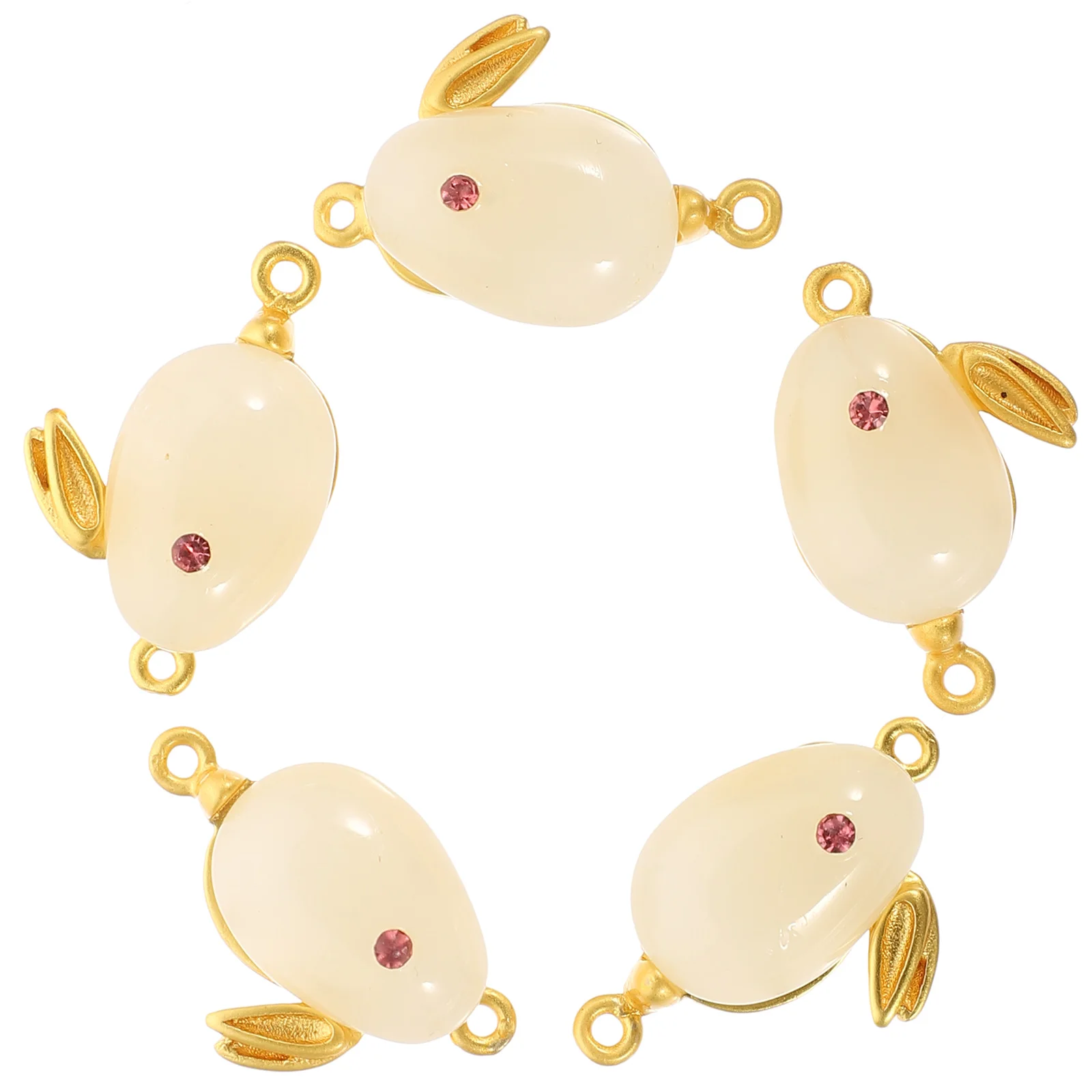 5Pcs Rabbit Charms Jade Pendant Glass Alloy Bracelet DIY Accessories 2023 Gifts Necklace Connector
5Pcs Rabbit Charms Jade Pendant Glass Alloy Bracelet DIY Accessories 2023 Gifts Necklace Connector