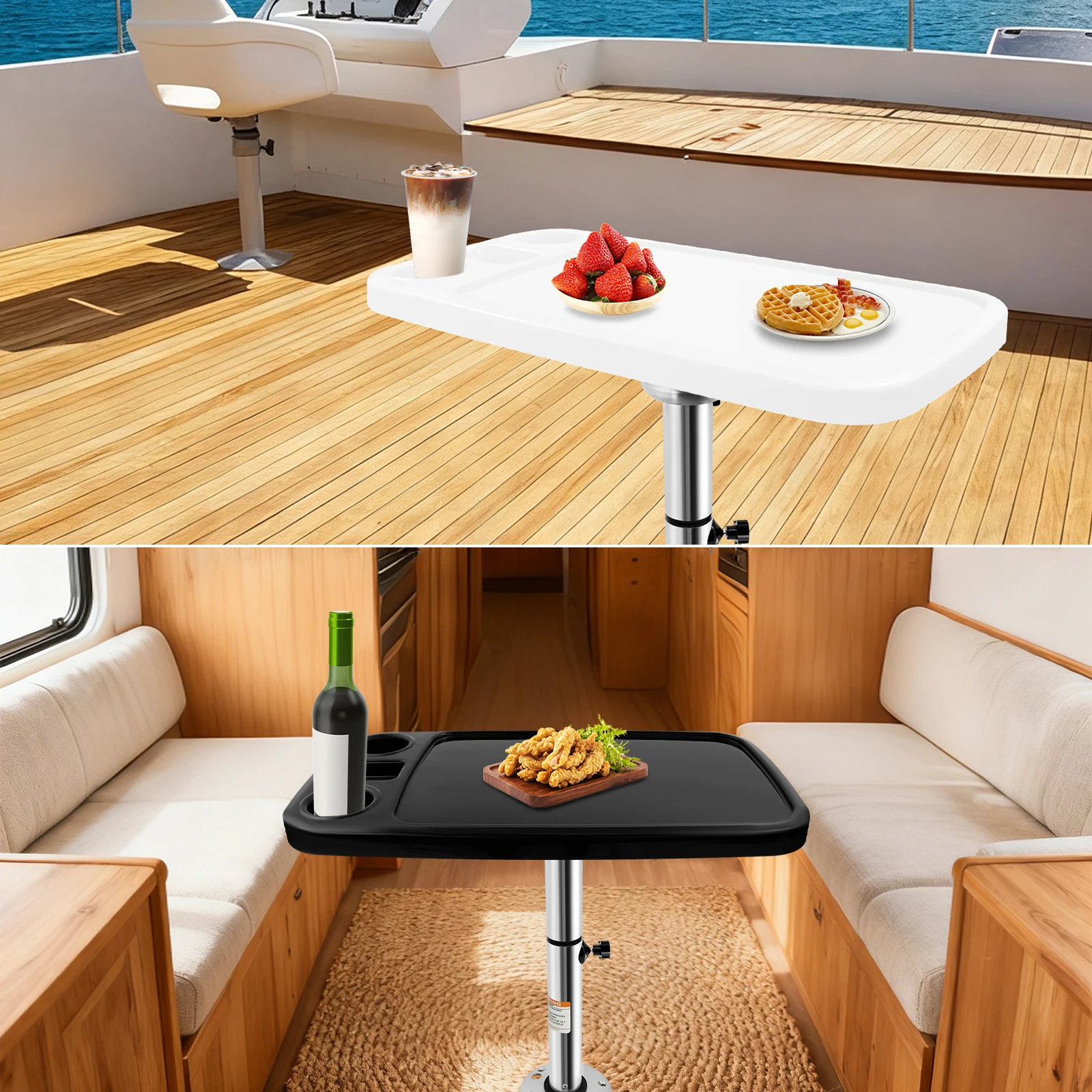 Замена столешницы для автофургонов, съемная столешница с подстаканниками, подходит для автофургонов, коммерческих транспортных средств, кемперов, морских лодок, яхт
Замена столешницы для автофургонов, съемная столешница с подстаканниками, подходит для автофургонов, коммерческих транспортных средств, кемперов, морских лодок, яхт