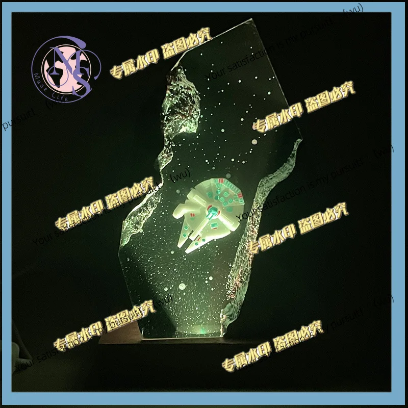 Spaceship Organism Resin Table Light Creactive Art Decoration Lamp Millennium Falcon Theme Night Light USB Charge
Spaceship Organism Resin Table Light Creactive Art Decoration Lamp Millennium Falcon Theme Night Light USB Charge