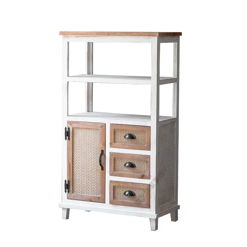 CX retro and old imitation bamboo woven dining side tea cabinet storage shelf B & B decoration storage locker
CX retro and old imitation bamboo woven dining side tea cabinet storage shelf B & B decoration storage locker