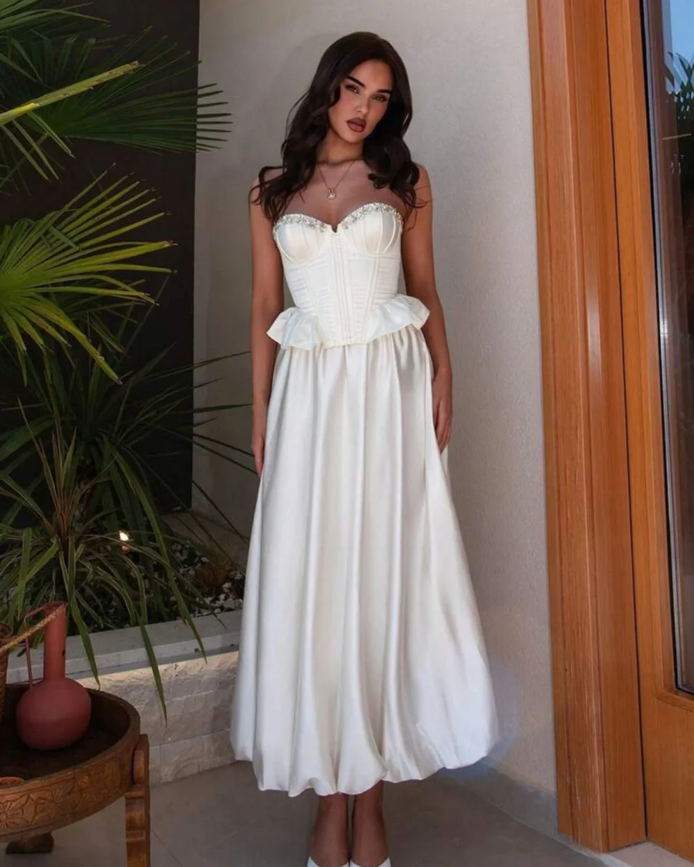 Customized Modern Style Women Jersey Rhinestone Ruched Straight Evening Dress Fashion Strapless Sleeveless Ankle Length Dresses
Customized Modern Style Women Jersey Rhinestone Ruched Straight Evening Dress Fashion Strapless Sleeveless Ankle Length Dresses