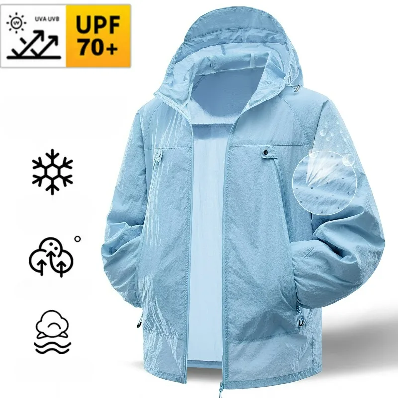 UPF 70+ UV Protection Windbreaker Quick Dry Jacket Outdoor Sun-Protective Thin Hiking Fishing Cycling Hooded Sport Light
UPF 70+ UV Protection Windbreaker Quick Dry Jacket Outdoor Sun-Protective Thin Hiking Fishing Cycling Hooded Sport Light