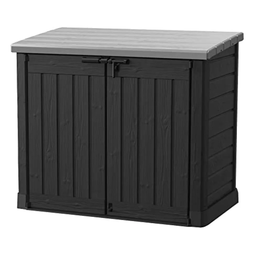 Store-It-Out 4.75 x 2.6 Feet Resin Outdoor Storage Shed with Double Doors and Easy Lift Hinges, Perfect for Trash Cans, Garden
Store-It-Out 4.75 x 2.6 Feet Resin Outdoor Storage Shed with Double Doors and Easy Lift Hinges, Perfect for Trash Cans, Garden