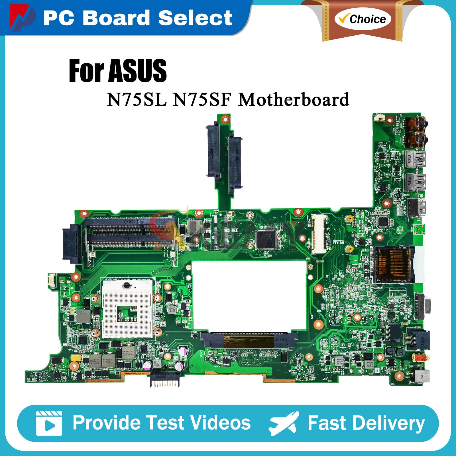 N75SF Laptop Motherboard For ASUS Vivobook N75SL N75S N75SF Notebook Mainboard This item is in stock 100% tests OK fast shipping
N75SF Laptop Motherboard For ASUS Vivobook N75SL N75S N75SF Notebook Mainboard This item is in stock 100% tests OK fast shipping