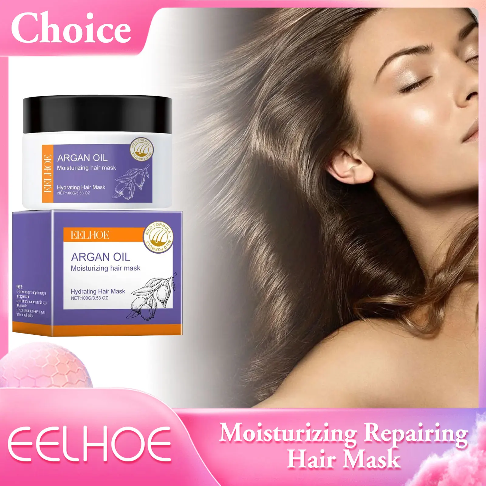 Morocco Magic Hair Mask Hair Moisturizer Repair Dry Frizz Mask for Damaged Hair Smoothing Straightenig Scalp Massager Hair Care
Morocco Magic Hair Mask Hair Moisturizer Repair Dry Frizz Mask for Damaged Hair Smoothing Straightenig Scalp Massager Hair Care