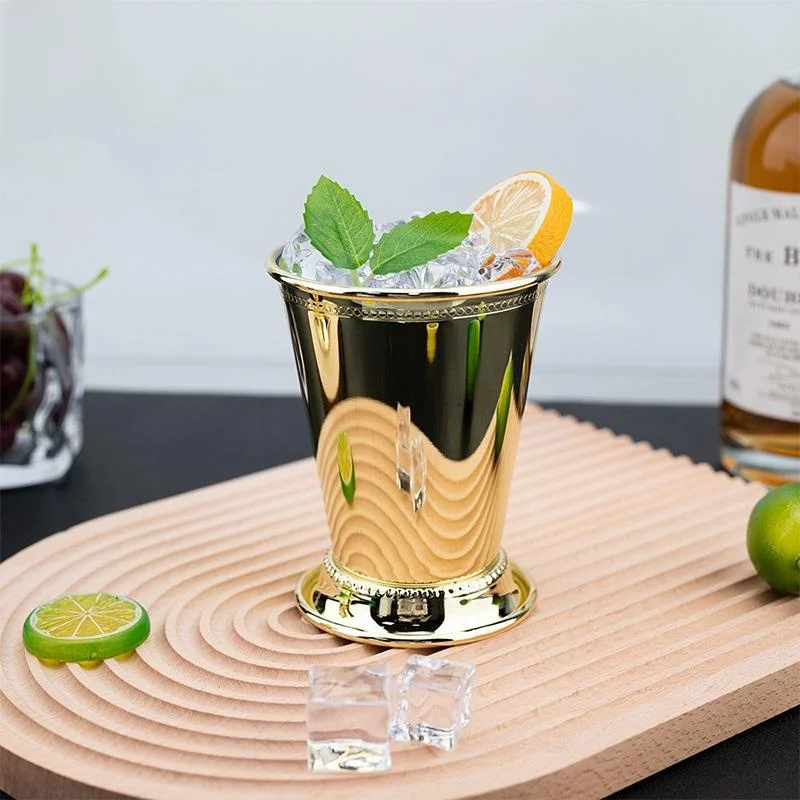 Stainless Steel Mint Julep Cup 304 European Standard Beads Red Wine Glass Home Direct Supply Mojito Cocktail Glass Modern Sim...
Stainless Steel Mint Julep Cup 304 European Standard Beads Red Wine Glass Home Direct Supply Mojito Cocktail Glass Modern Sim...