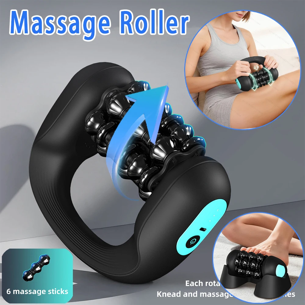 Roller Body Massager Rechargeable 3-Speed Masajeador Percussive Massage Back Leg Waist Relaxer Muscle Relaxation Vibrators
Roller Body Massager Rechargeable 3-Speed Masajeador Percussive Massage Back Leg Waist Relaxer Muscle Relaxation Vibrators