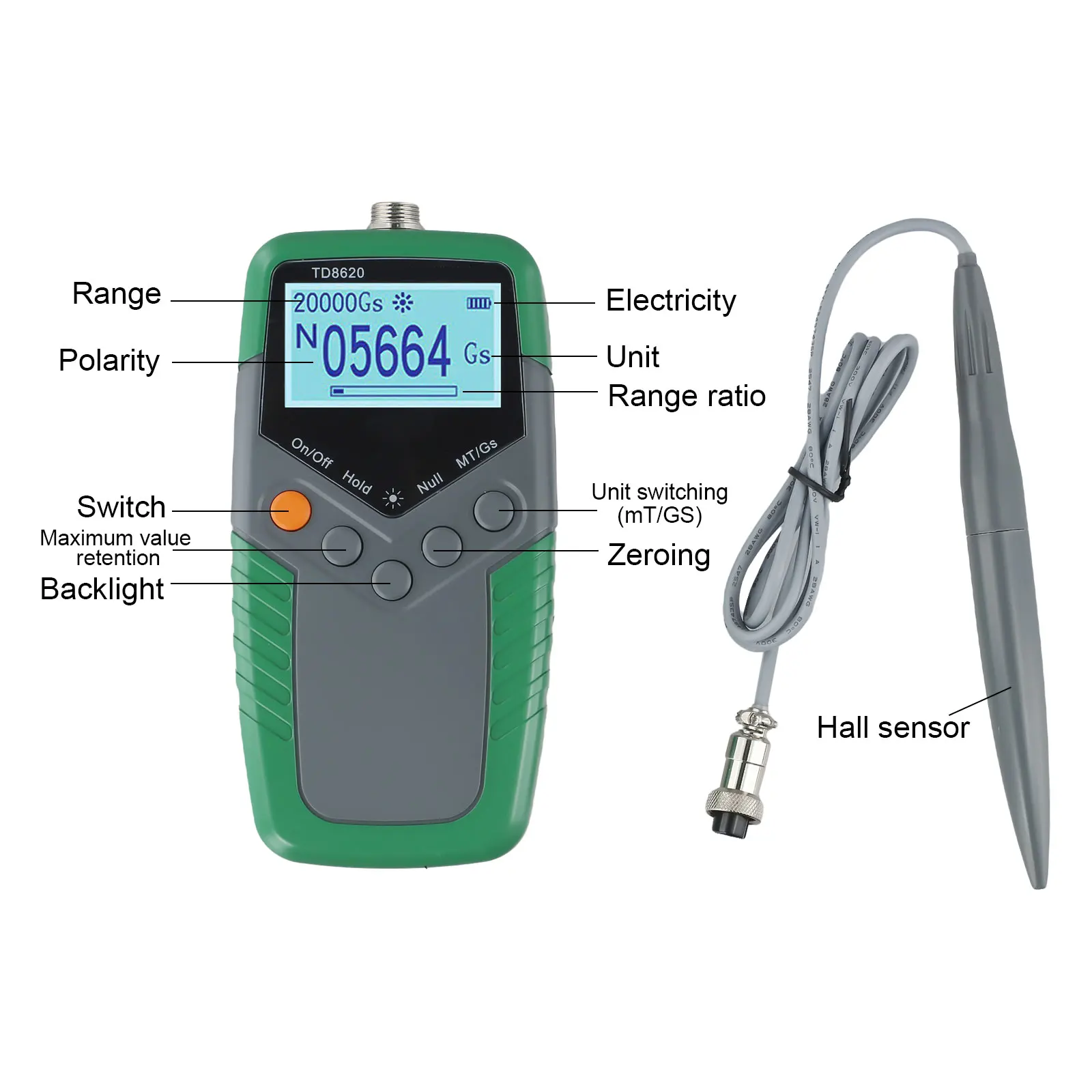 Gauging Magnetism Made Easy Handheld Digital Gauss Meter TD8620 Featuring Automatic Range and User Friendly Display
Gauging Magnetism Made Easy Handheld Digital Gauss Meter TD8620 Featuring Automatic Range and User Friendly Display
