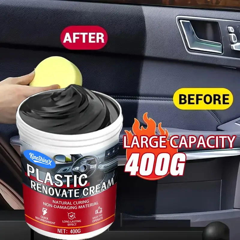 400g Electroplating Repair Wax for Automotive Plastic Parts, Polishing Paste for Black Interior and Dashboard of Automobiles
400g Electroplating Repair Wax for Automotive Plastic Parts, Polishing Paste for Black Interior and Dashboard of Automobiles