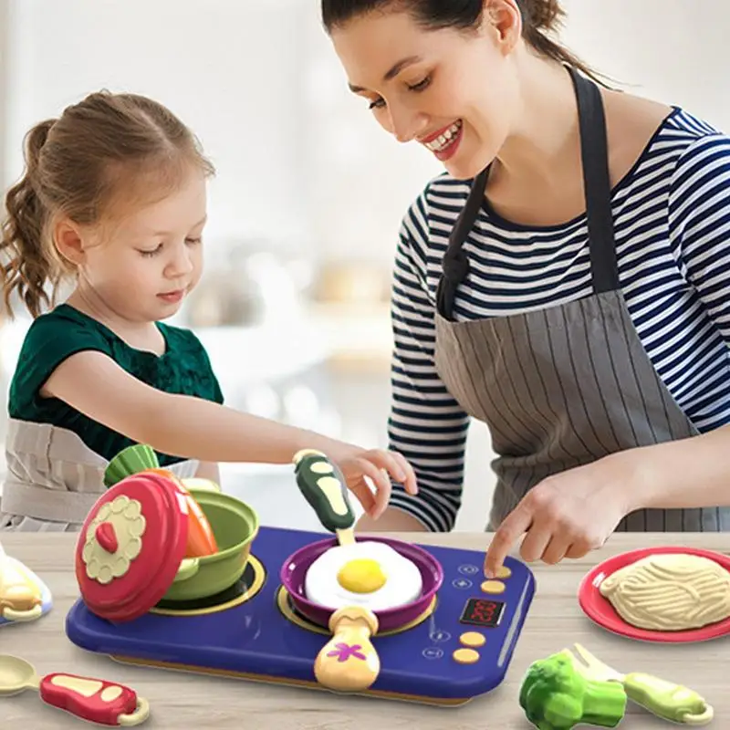 Kids Kitchen Playset Pretend Play Food Set with Sound and Light Interactive Realistic Educational Tool for Children Boys Girls
Kids Kitchen Playset Pretend Play Food Set with Sound and Light Interactive Realistic Educational Tool for Children Boys Girls