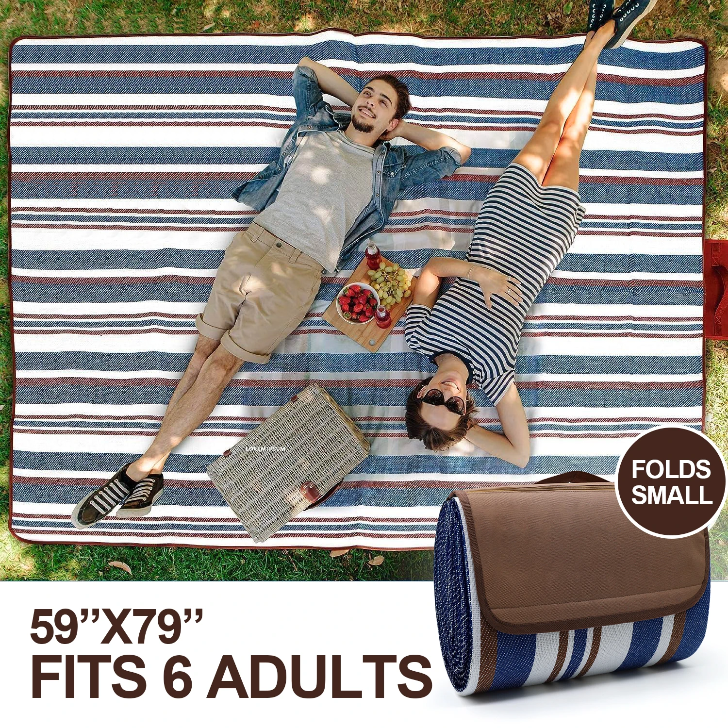 Large Picnic Blanket Dual Layers Beach Blanket Waterproof Sandproof Outdoor Water-Resistant Handy Mat Tote Spring Summer Camping
Large Picnic Blanket Dual Layers Beach Blanket Waterproof Sandproof Outdoor Water-Resistant Handy Mat Tote Spring Summer Camping