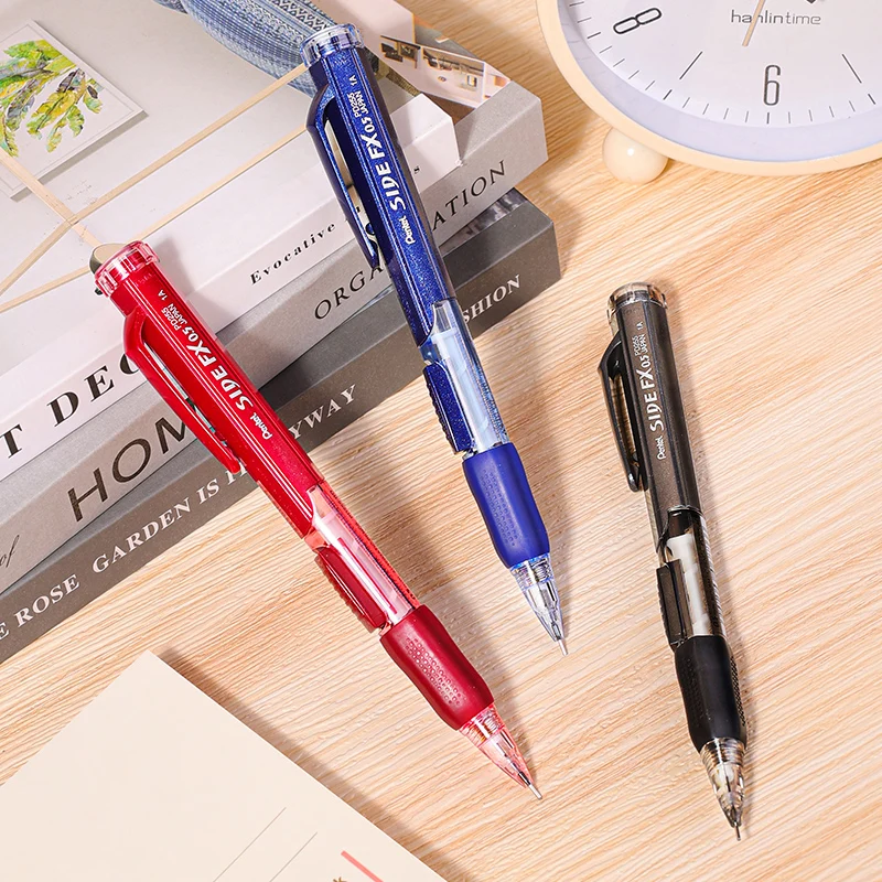 Pentel Side Press Mechanical Pencil Super Soft Pen Grip,PD255 Needle Tubing Non Retractable Pen Tip,Smooth Writing Stationery
Pentel Side Press Mechanical Pencil Super Soft Pen Grip,PD255 Needle Tubing Non Retractable Pen Tip,Smooth Writing Stationery