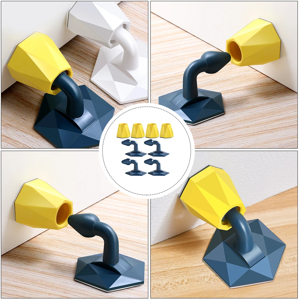 4 Pcs Stopper Silicone Abs Anti collision Self Adhesive Strong Floor Suction Non Punching Door Holder Baby Safety Modern Design
4 Pcs Stopper Silicone Abs Anti collision Self Adhesive Strong Floor Suction Non Punching Door Holder Baby Safety Modern Design