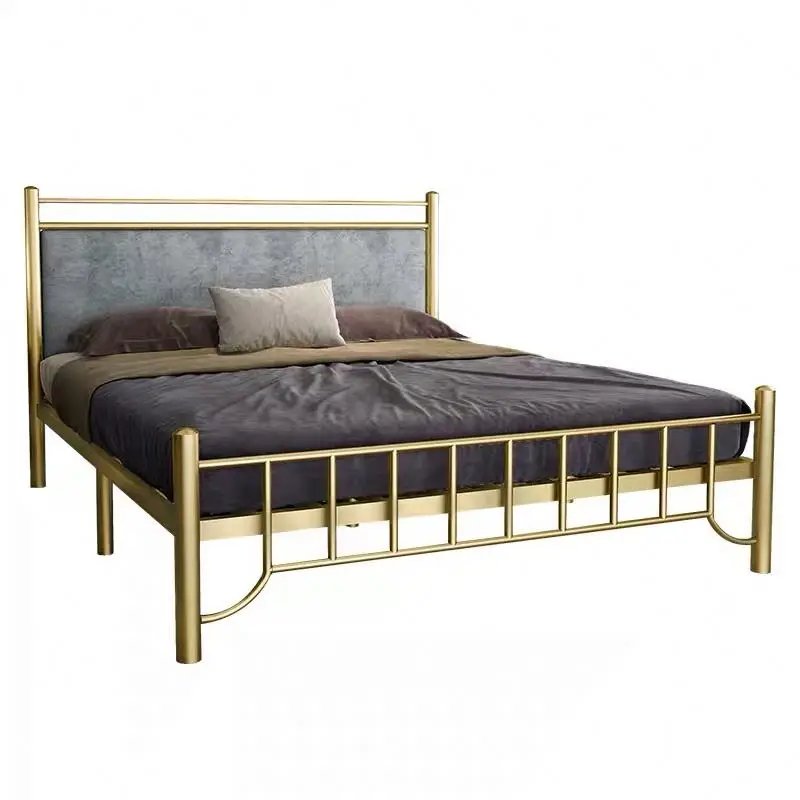 hb-Bedroom Furniture Traditional Style Metal Fram Environmental Queen Size Bed!
hb-Bedroom Furniture Traditional Style Metal Fram Environmental Queen Size Bed!