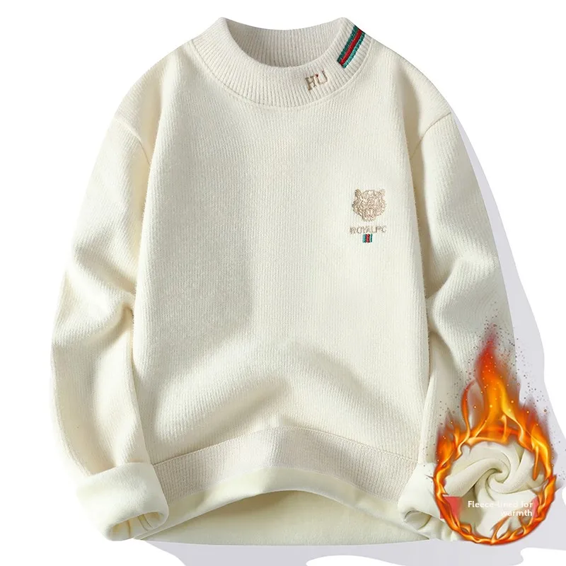 Men's Casual Knitted Fce Lined Thiened Sweater Soft Polyester Fiber round Ne Long Sve Faion Urban Sle Commute S...
Men's Casual Knitted Fce Lined Thiened Sweater Soft Polyester Fiber round Ne Long Sve Faion Urban Sle Commute S...