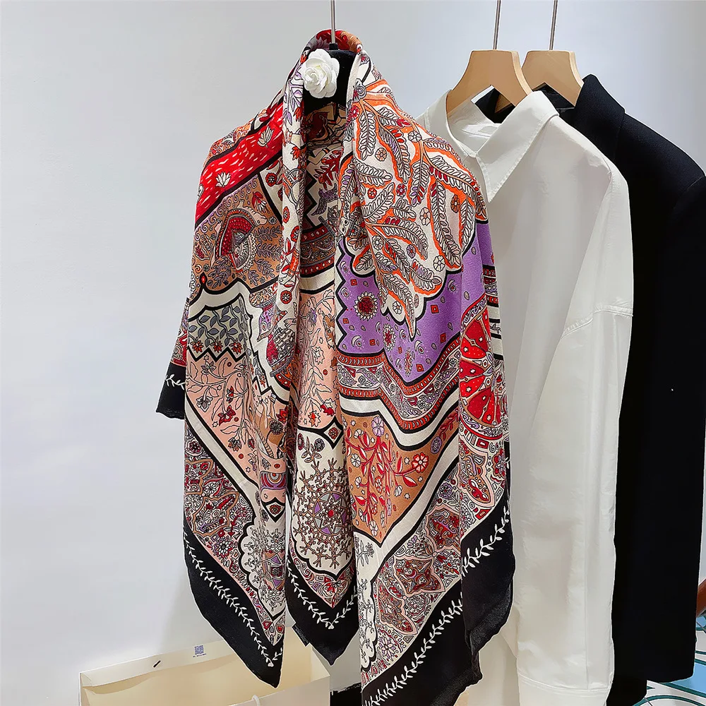 Женский мягкий шарф из искусственного шелка 130x130 см, элегантный квадратный элитный подарок, женский повседневный офисный теплый модный шарф для путешествий
Женский мягкий шарф из искусственного шелка 130x130 см, элегантный квадратный элитный подарок, женский повседневный офисный теплый модный шарф для путешествий