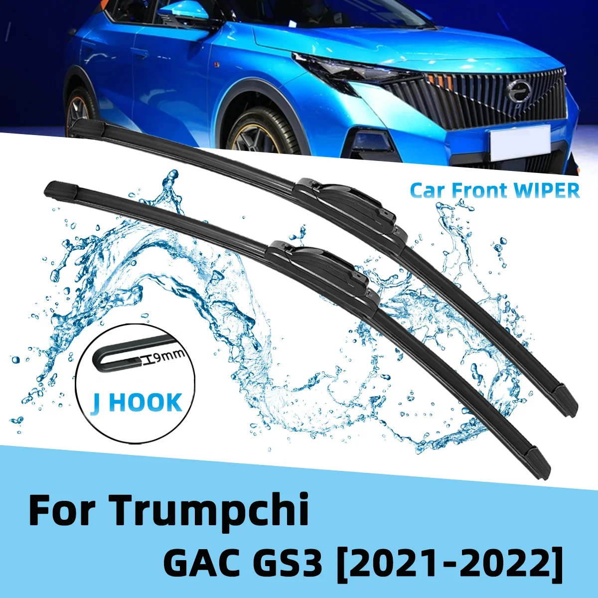 Front Wiper Accessorie Double Rubber Car Wipers for Trumpchi GAC GS3 2021-2022 Wipers Brushes New Upgraded 2022 2021
Front Wiper Accessorie Double Rubber Car Wipers for Trumpchi GAC GS3 2021-2022 Wipers Brushes New Upgraded 2022 2021